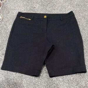 Jones New York Signature Stretch Black bermuda Shorts Size 10